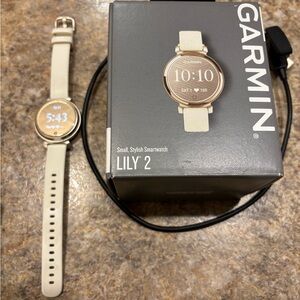 Garmin Lily 2 Beige Smartwatch